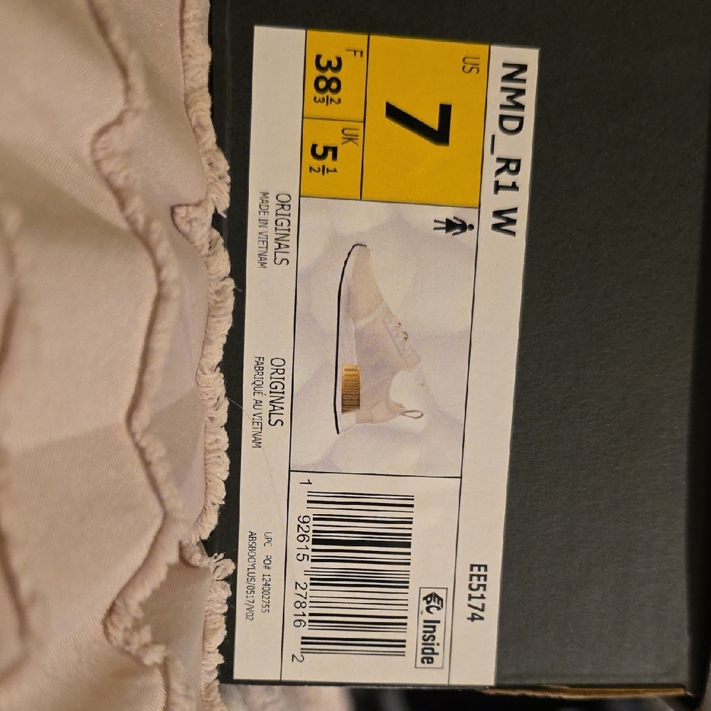 Adidas White and Gold Sneakers